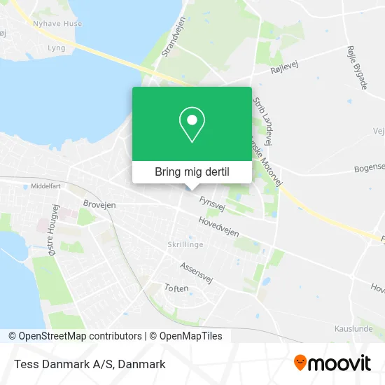 Tess Danmark A/S kort