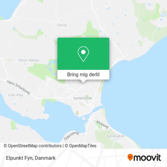 Elpunkt Fyn kort