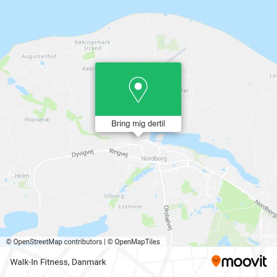 Walk-In Fitness kort