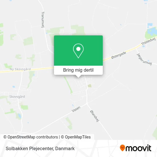 Solbakken Plejecenter kort