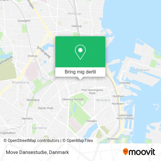 Move Dansestudie kort