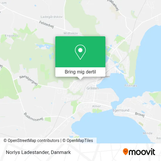 Norlys Ladestander kort