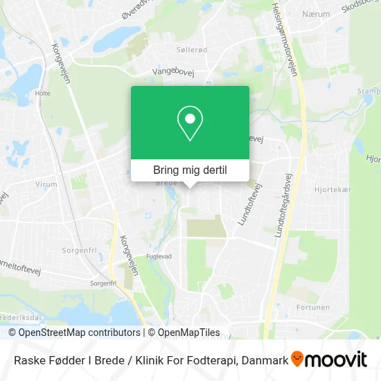 Raske Fødder I Brede / Klinik For Fodterapi kort
