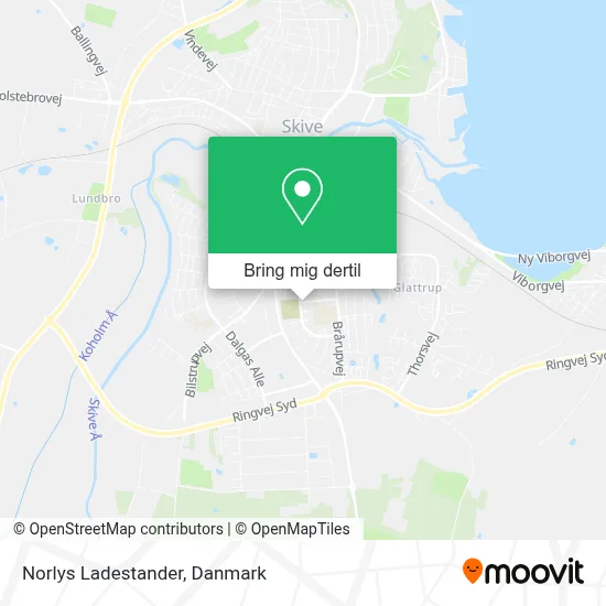 Norlys Ladestander kort