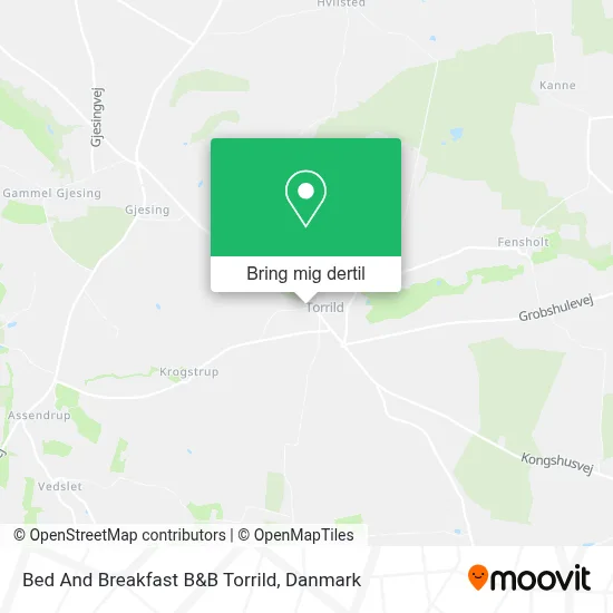 Bed And Breakfast  B&B Torrild kort