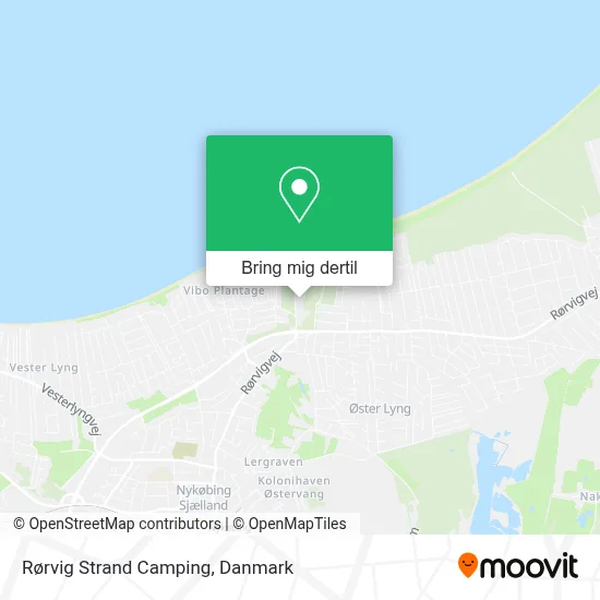 Rørvig Strand Camping kort