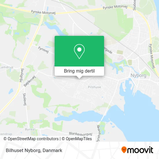 Bilhuset Nyborg kort