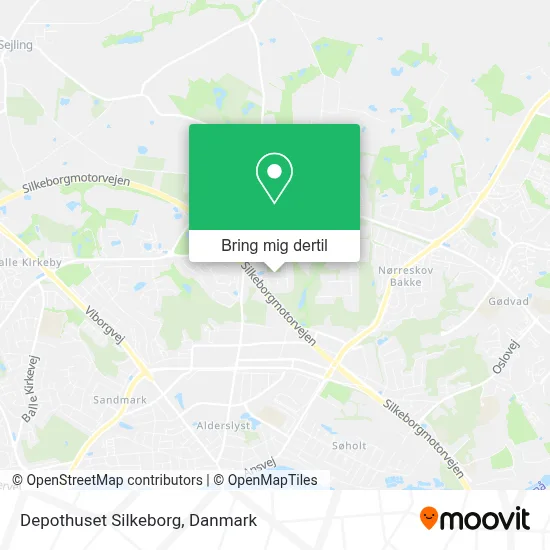 Depothuset Silkeborg kort