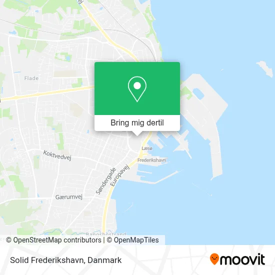 Solid Frederikshavn kort
