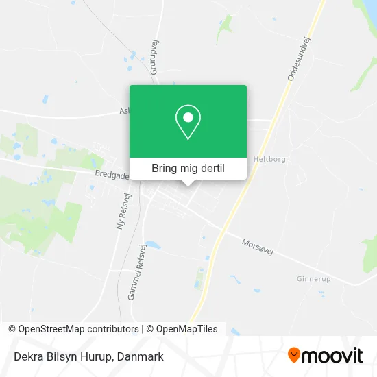 Dekra Bilsyn Hurup kort