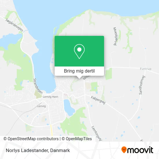 Norlys Ladestander kort