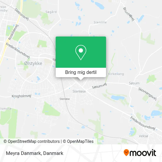 Meyra Danmark kort