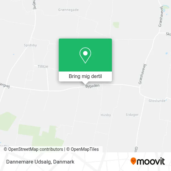 Dannemare Udsalg kort