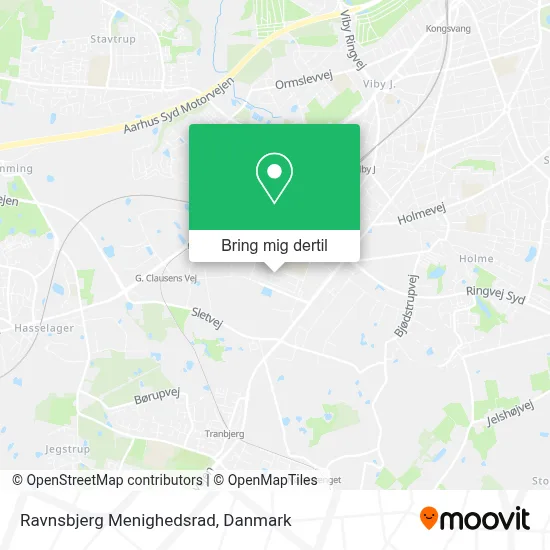 Ravnsbjerg Menighedsrad kort