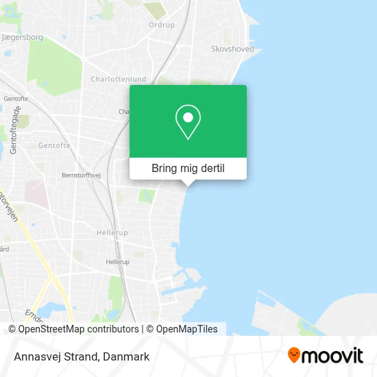 Annasvej Strand kort