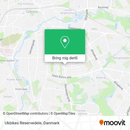 Ukbikes Reservedele kort