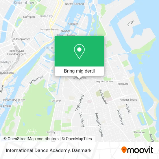 International Dance Academy kort