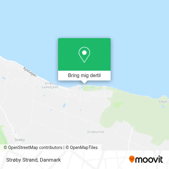 Strøby Strand kort