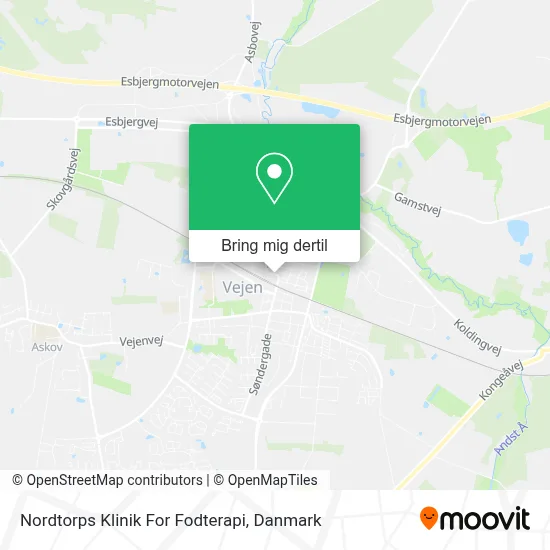 Nordtorps Klinik For Fodterapi kort