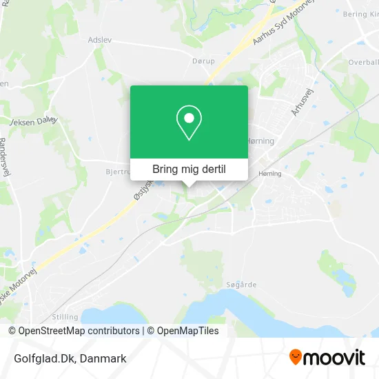 Golfglad.Dk kort
