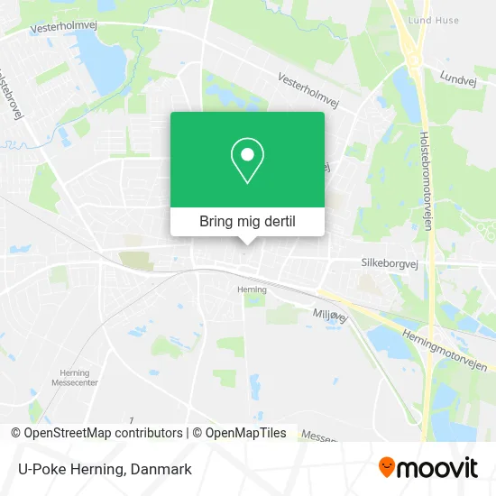 U-Poke Herning kort