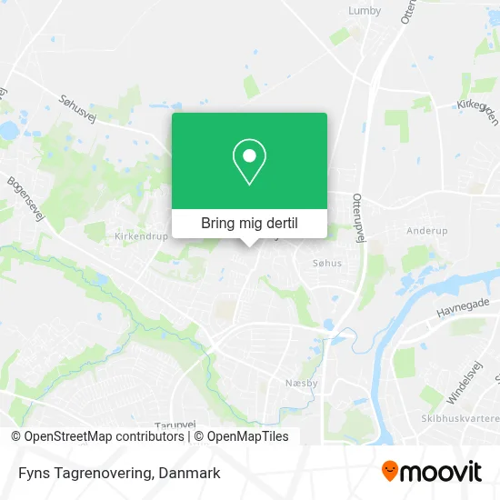 Fyns Tagrenovering kort