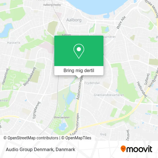 Audio Group Denmark kort