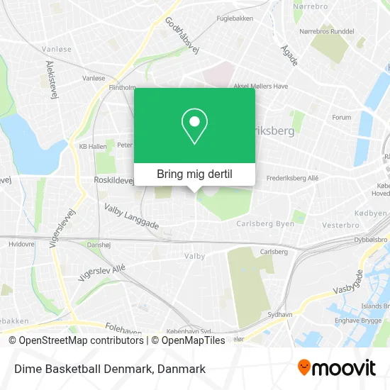 Dime Basketball Denmark kort