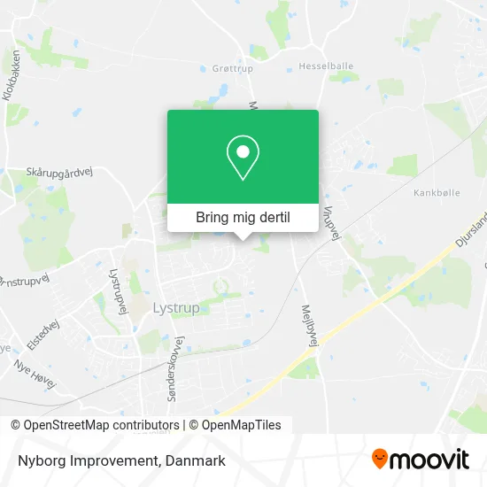 Nyborg Improvement kort