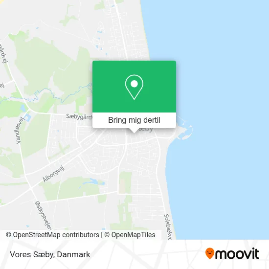 Vores Sæby kort