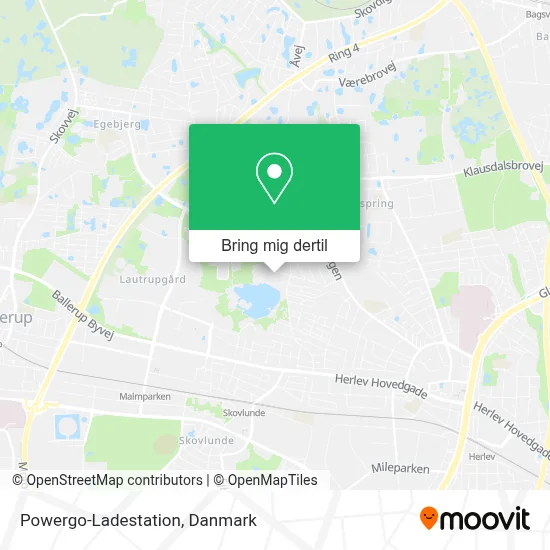 Powergo-Ladestation kort