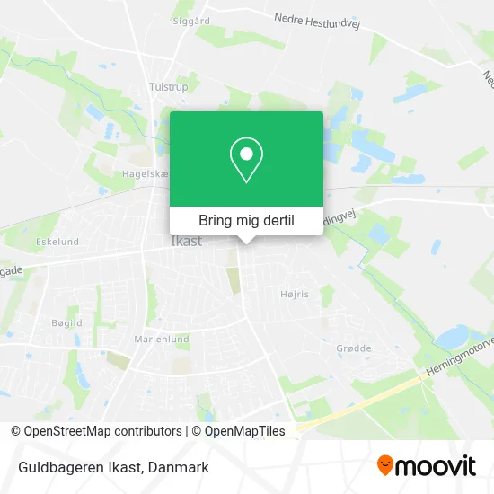 Guldbageren Ikast kort