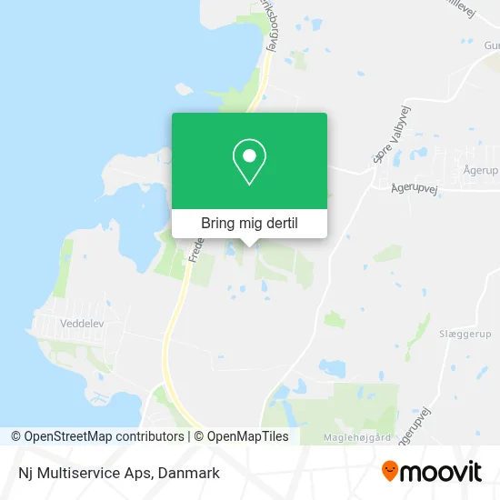 Nj Multiservice Aps kort