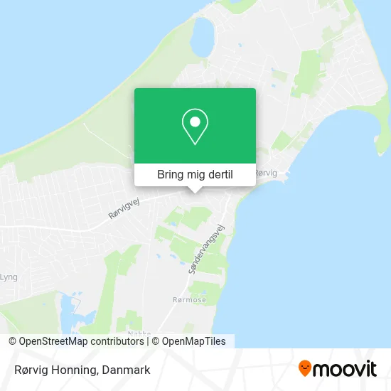 Rørvig Honning kort