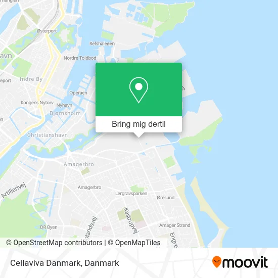 Cellaviva Danmark kort