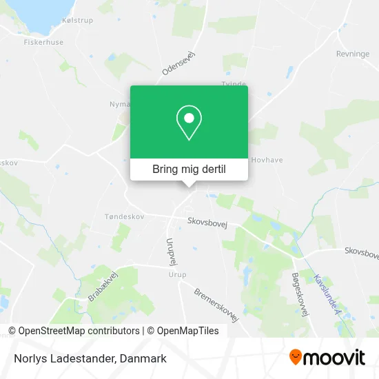 Norlys Ladestander kort