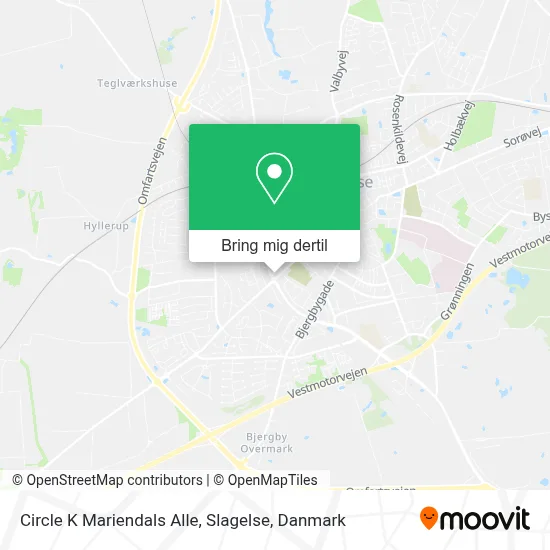 Circle K Mariendals Alle, Slagelse kort