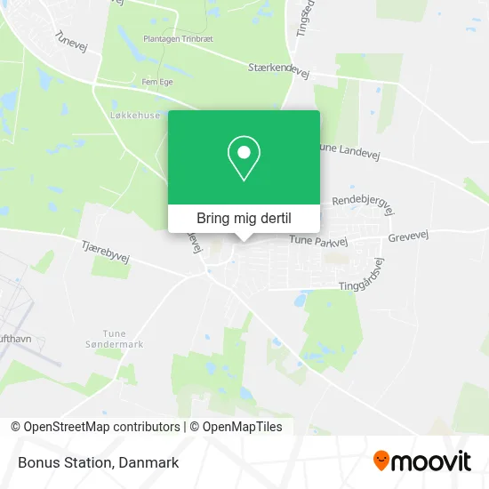 Bonus Station kort