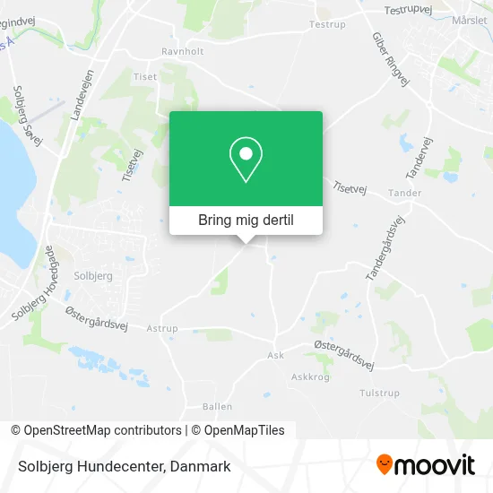 Solbjerg Hundecenter kort