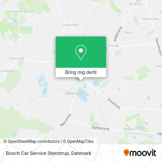 Bosch Car Service Stenstrup kort