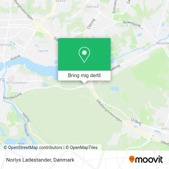 Norlys Ladestander kort