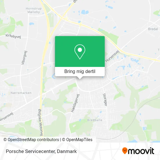 Porsche Servicecenter kort