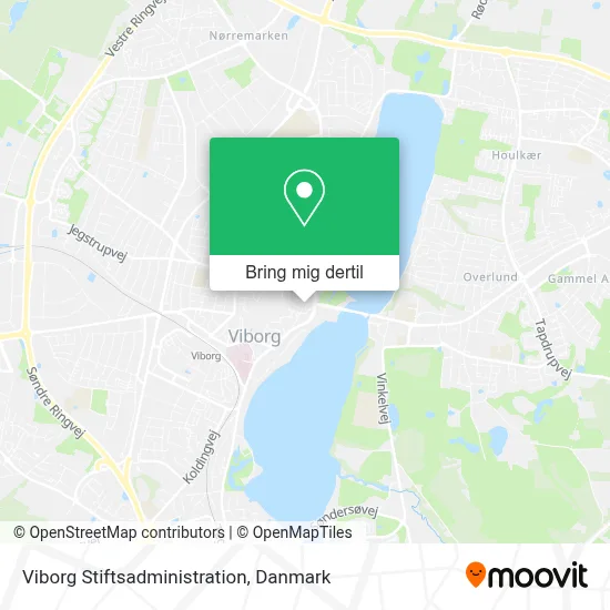 Viborg Stiftsadministration kort