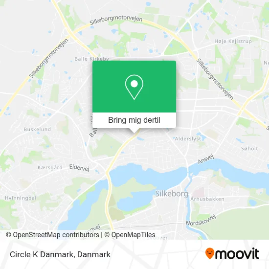 Circle K Danmark kort