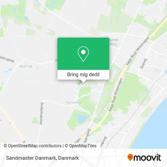 Sandmaster Danmark kort