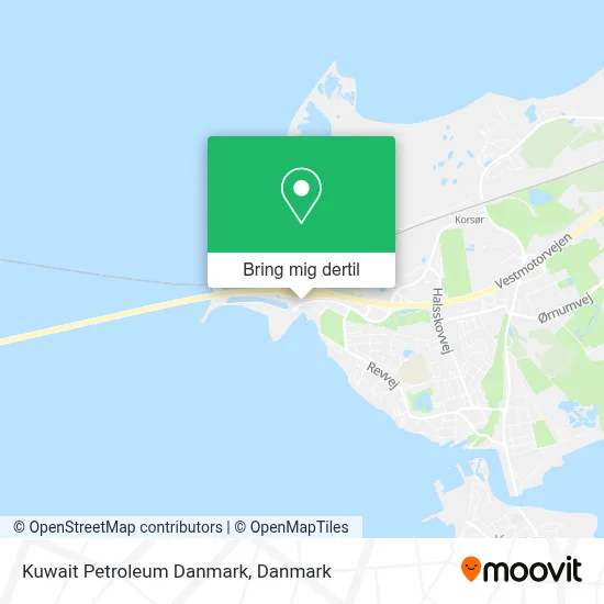 Kuwait Petroleum Danmark kort