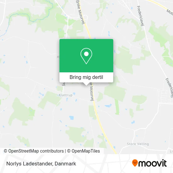 Norlys Ladestander kort