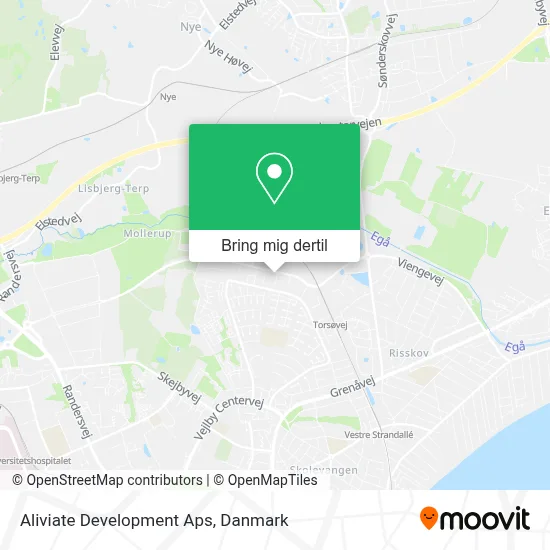 Aliviate Development Aps kort