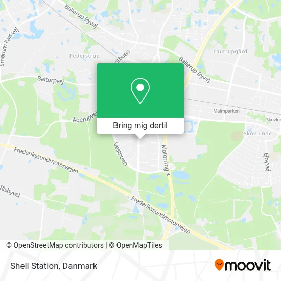 Shell Station kort