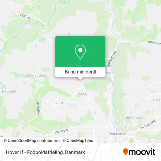 Hover If - Fodboldafdeling kort